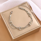 Beaded Snake Chain Bracelet