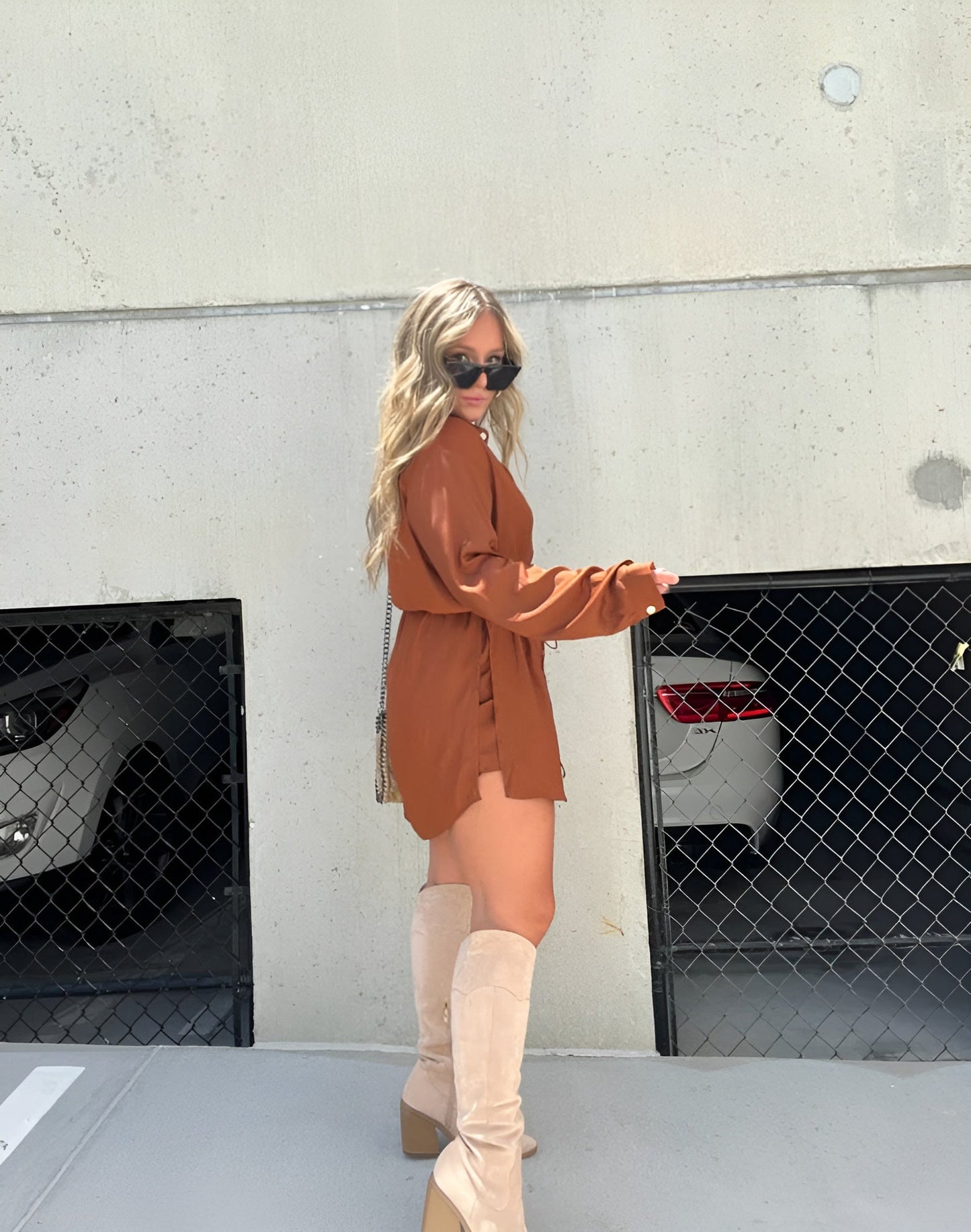 Catalina Long-sleeve Shirt-style Dress