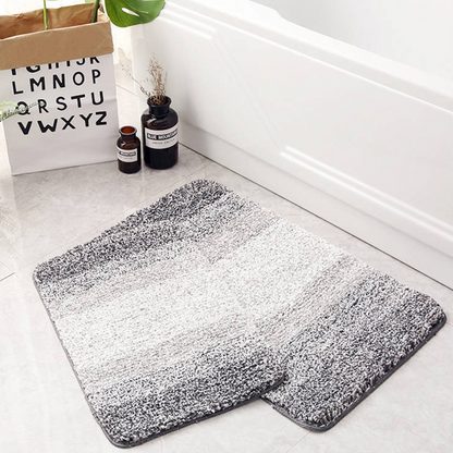Snowflake Print Microfibre Non-Slip Floor Mat – Soft, Machine Washable, Multi-Colour