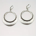 Bohemian Large Open Circle Tribal Hoop Earrings