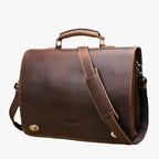 Men's Elegant Genuine Leather Business Briefcase