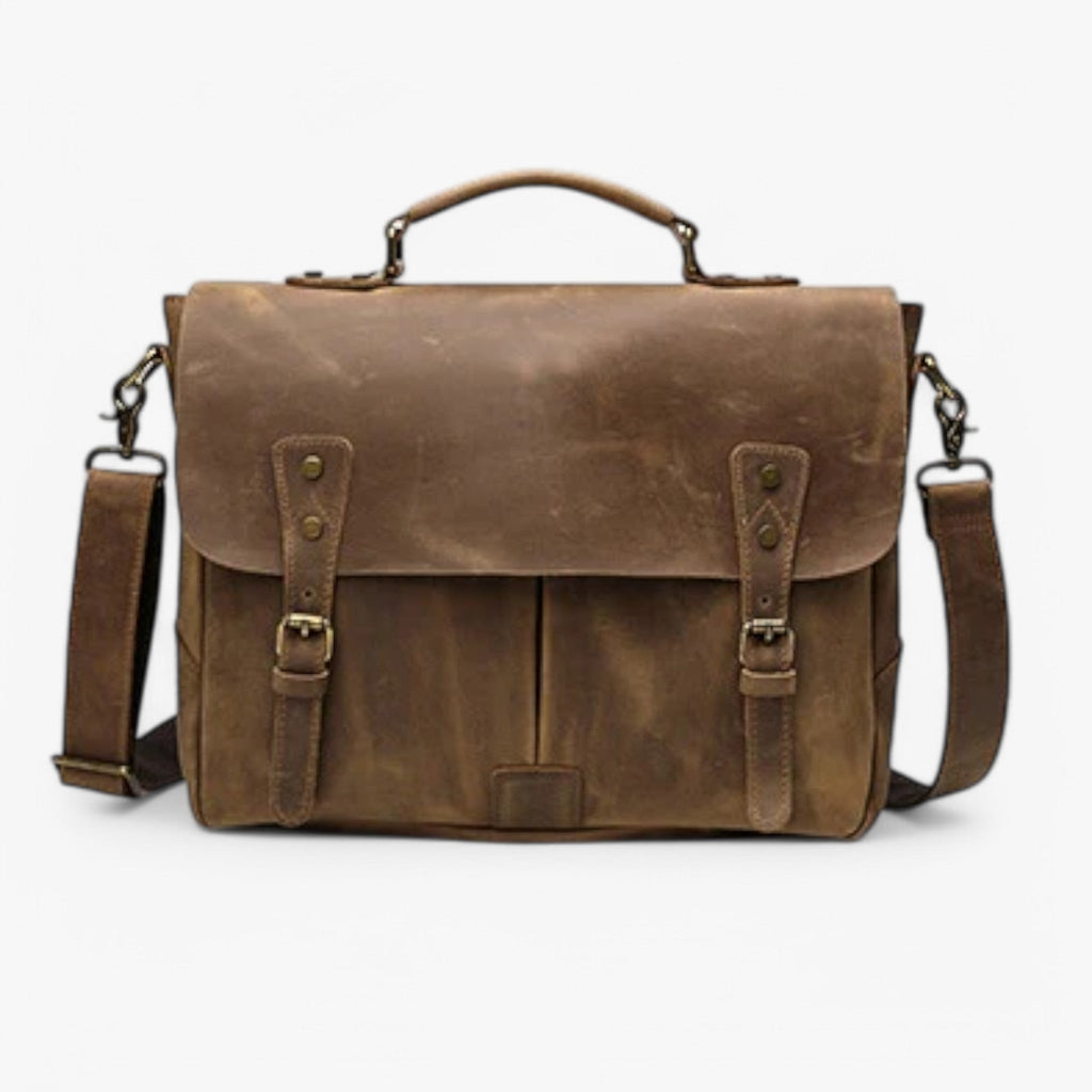 Men's Classic Vintage Genuine Leather Shoulder Bag