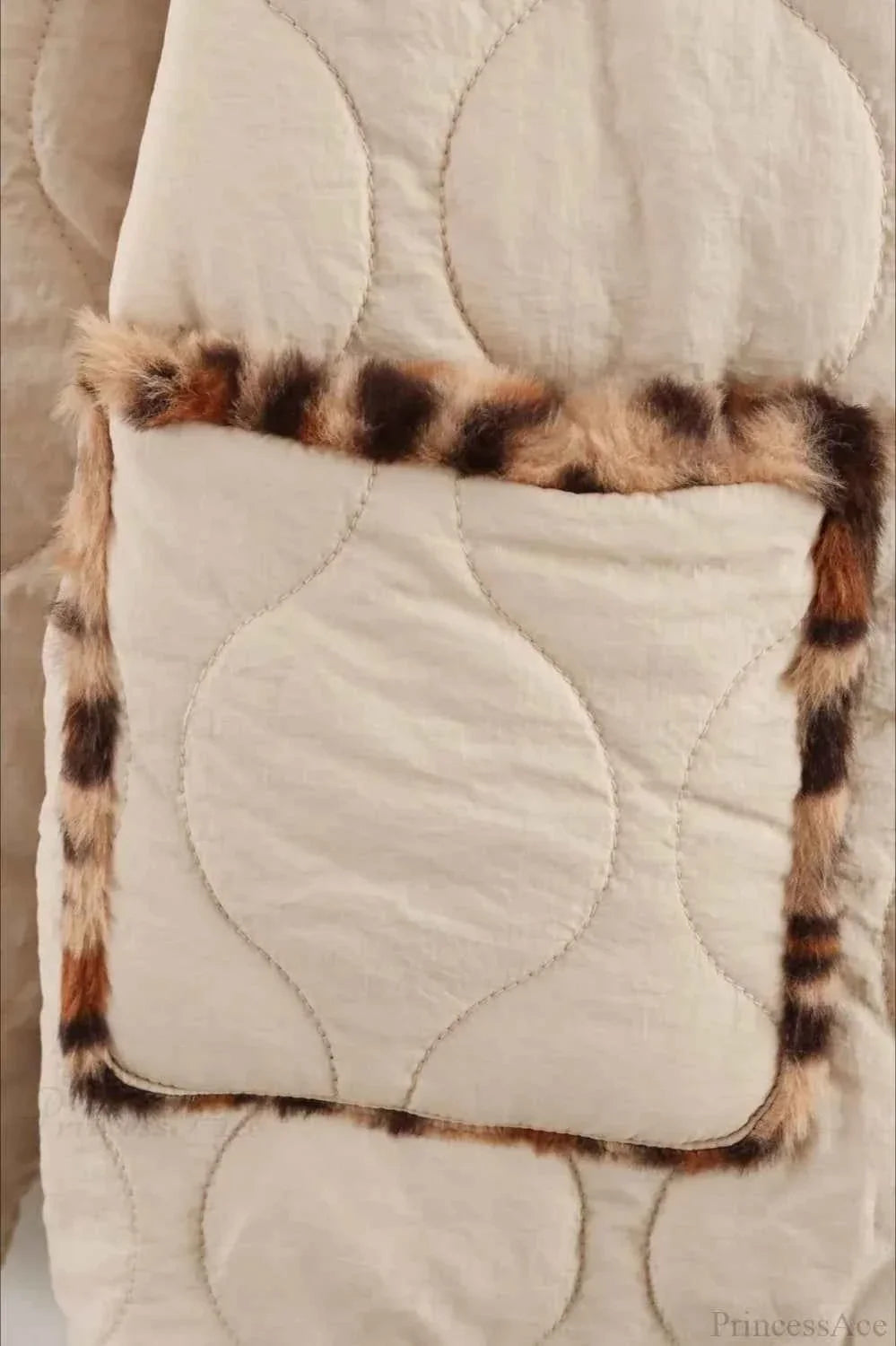 Reversible Leopard Print Jacket with Notched Collar