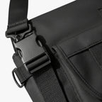 Elegant Black Crossbody Bag with 13.3-Inch Laptop Space