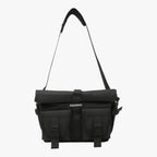 Elegant Black Crossbody Bag with 13.3-Inch Laptop Space