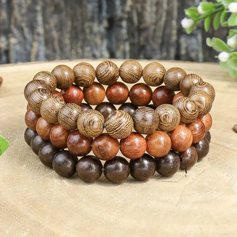 Wood Bead Bracelet