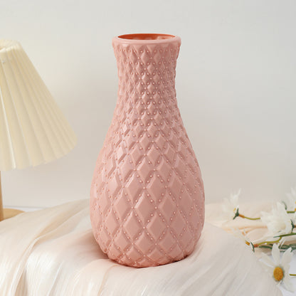 Nordic Style Plastic Decorative Vase – Break-Resistant, Lightweight, Multiple Colours