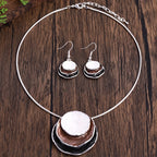 Bohemian drielaagse emaille sieradenset