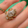 Vintage-Style Zirconia Ring Set