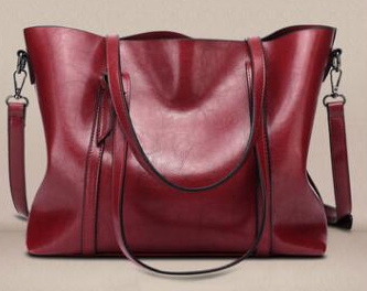 Minimalistische PU Shopper met Ritssluiting