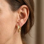 Textured Hoop Earrings