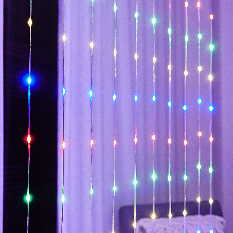 LED Waterval Lichtsnoer – USB Decoratief Lichtgordijn voor Binnen & Buiten