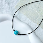 Adjustable Bohemian Turquoise Stone Bead Necklace