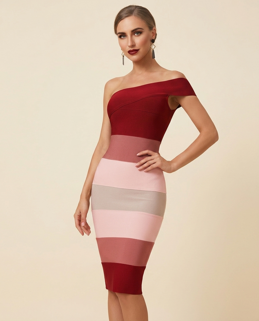 Strappy Bodycon Bandage Dress – Evening Dress