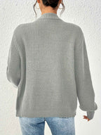 Longline Draped Cardigan for Layering Over Dresses