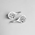 Handcrafted Teardrop Filigree Drop Earrings