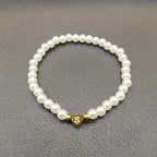 Armband met hart en initiaal van A tot Z