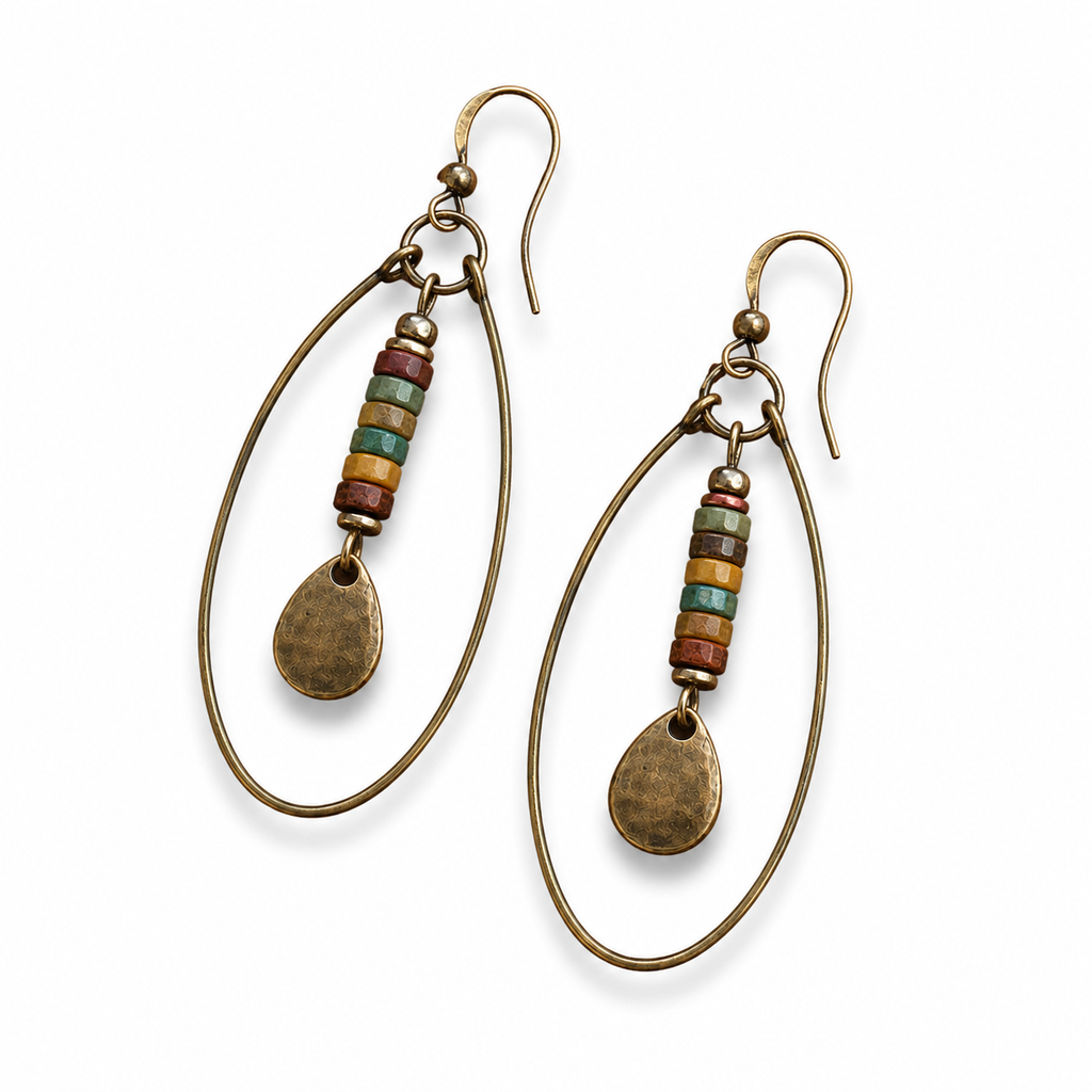 Vintage-Inspired Apothecary Earrings
