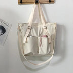 Large Waterproof Oxford Fabric Crossbody Bag with Zip