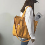 Large Waterproof Oxford Fabric Crossbody Bag with Zip