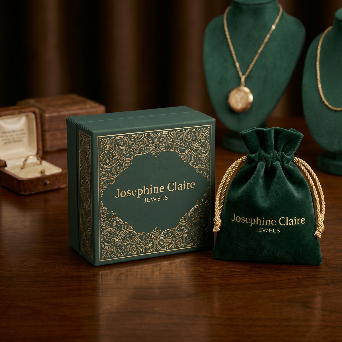 Vintage Teardrop Halo Drop Earrings in Three Colours