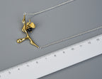 Dripping Honey and Bee Necklace