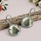 Vintage-Style Christmas Tree Earrings