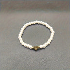 Armband met hart en initiaal van A tot Z