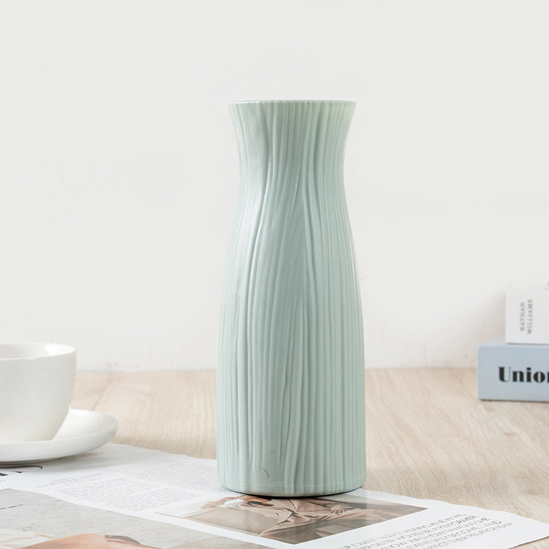 Nordic Style Plastic Decorative Vase – Break-Resistant, Lightweight, Multiple Colours