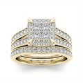 Vintage Stackable Zirconia Bridal Ring