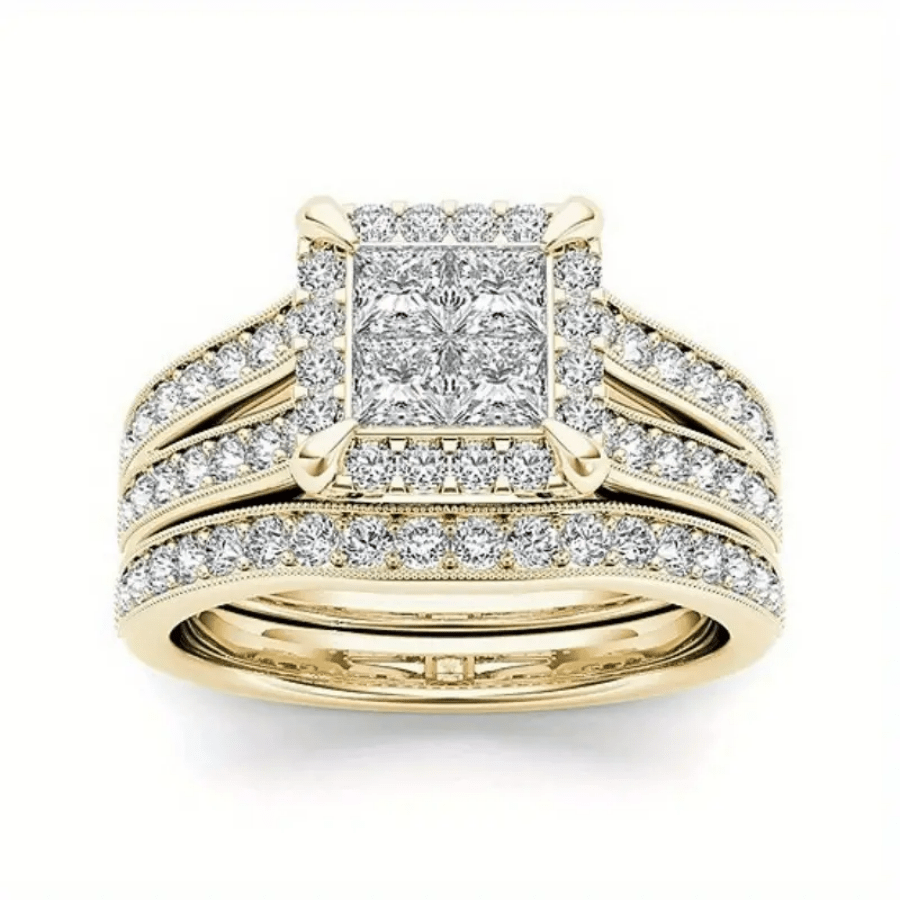 Vintage Stackable Zirconia Bridal Ring