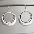 Bohemian Large Open Circle Tribal Hoop Earrings