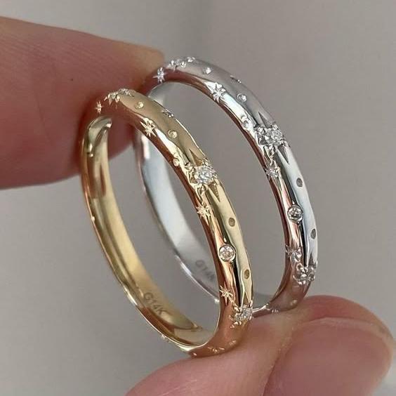 Vintage-Style Starlight Ring