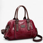 Scratch and Stain-Resistant Premium Leather Shoulder Bag