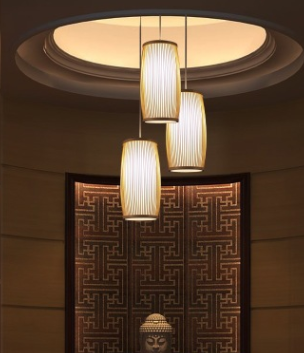 Bamboo Pendant Light – Handwoven Rattan-Style Ceiling Lamp for Dining Room & Bedroom