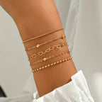 Thin Chain Bracelet Set in Three Styles