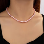 Classic Pearl Necklace in Four Colours