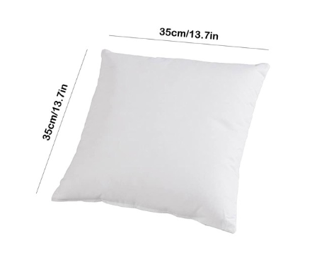 Soft Cushion Insert – Plush PP Cotton Filled Pillow for Bed & Sofa