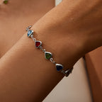 Candy-Coloured Heart Bracelet