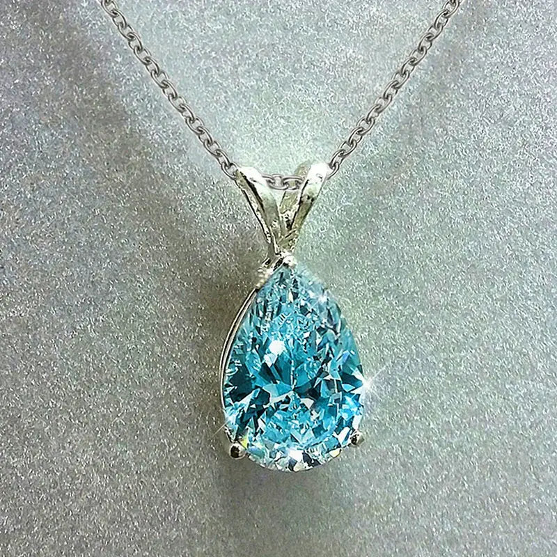 Ketting met saffierlook, 18 inch