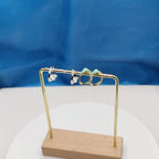 Vintage Turquoise Turtle Round Hoop Earrings