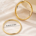 Klassieke minimalistische gepolijste bangle