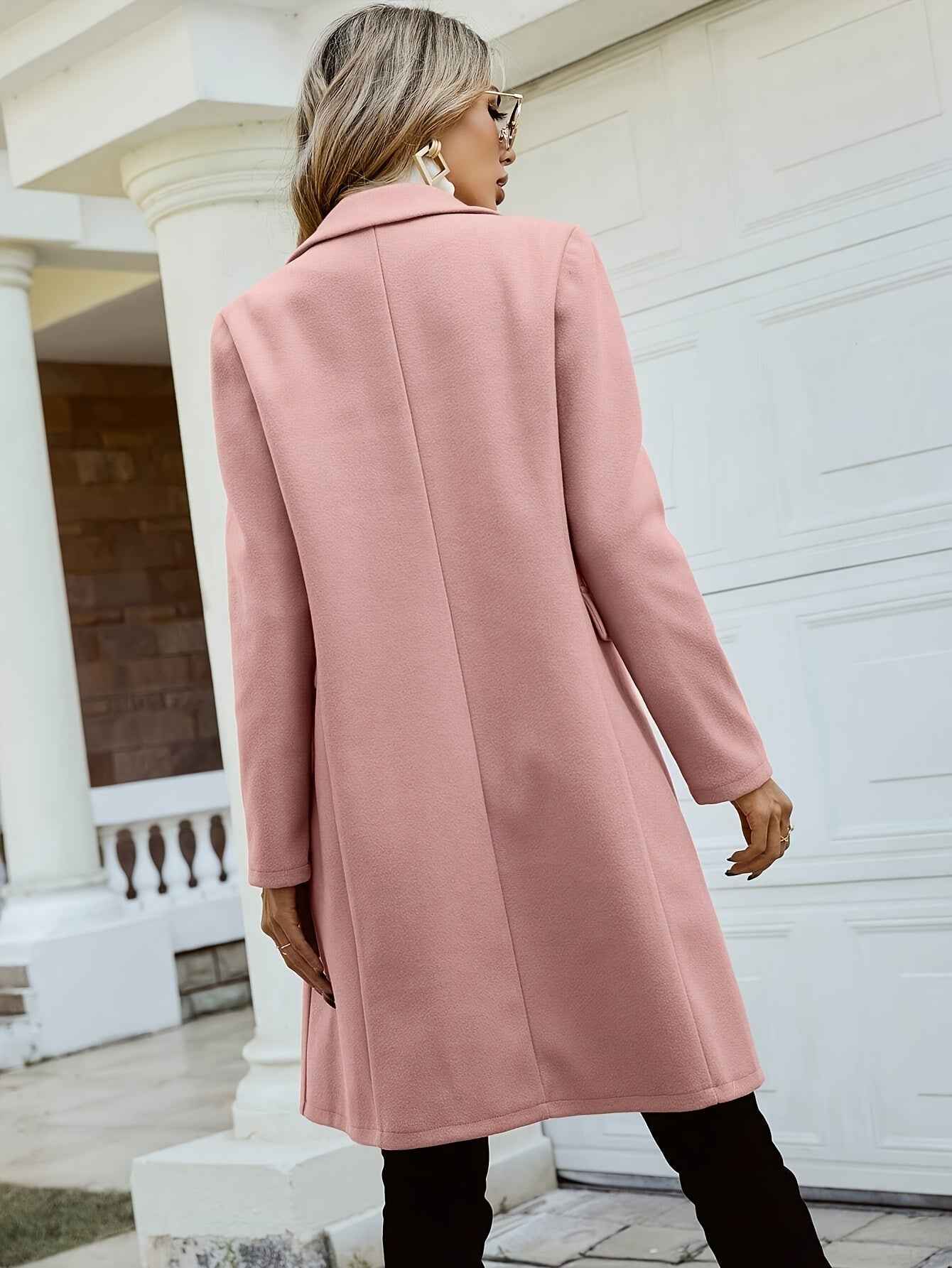 Timeless Tailored Coat with a Clean Longline Silhouette