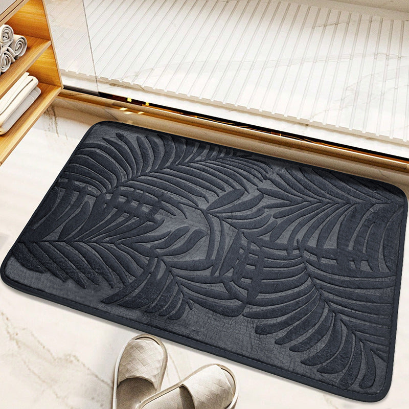 Memory Foam Bathroom Mat – Absorbent, Non-Slip, Multi-Size, Machine Washable