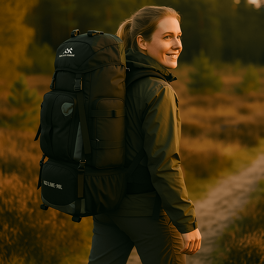 High-Capacity 90L Waterproof Hiking and Camping Backpack