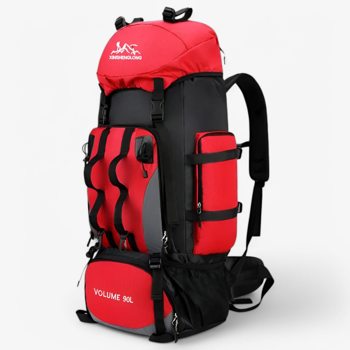 High-Capacity 90L Waterproof Hiking and Camping Backpack