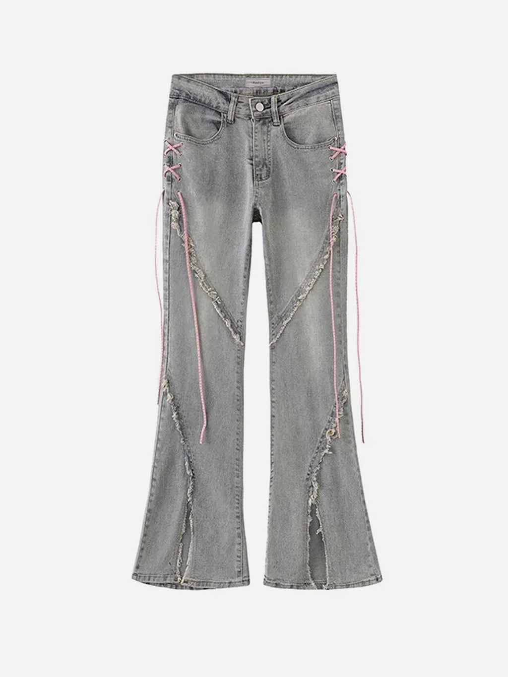 Jeans met decoratieve franjes voor een speelse afwerking