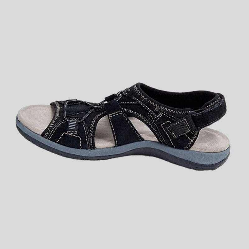 Cut-Out Strap Sport Flat Sandals