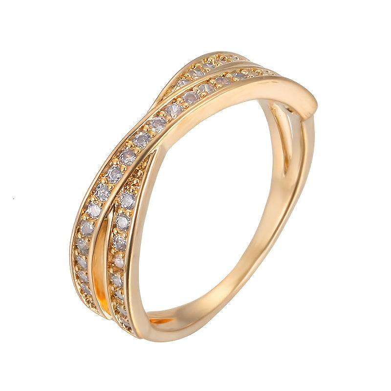 Cross Zirconia Ring