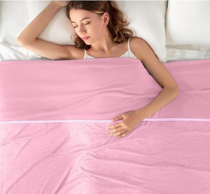 Cooling Summer Blanket – Breathable Ice Silk Throw for Bed, Sofa & Travel